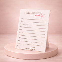 Base de Acrílico Numerada Profissional para Organização de Pestanas