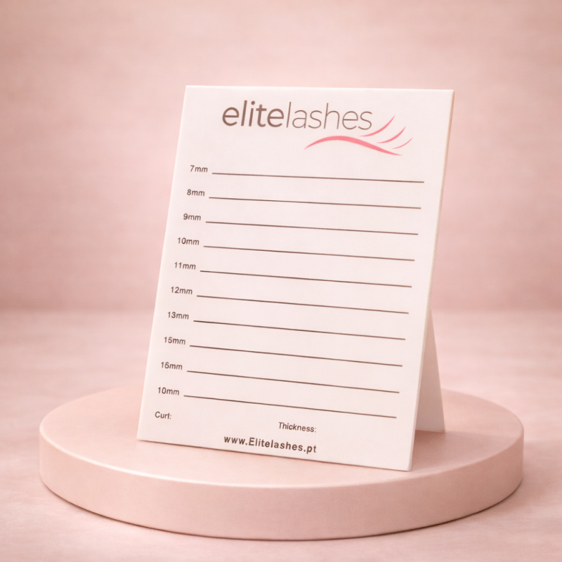 Base de Acrílico Numerada Profissional para Organização de Pestanas