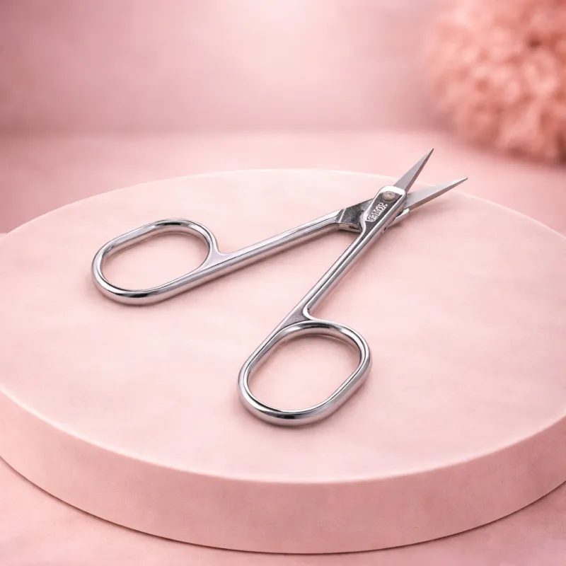 Mini Tesoura Profissional para Pestanas e Sobrancelhas