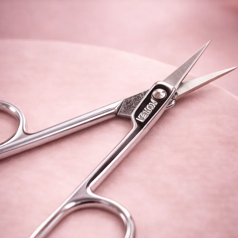 Mini Tesoura Profissional para Pestanas e Sobrancelhas