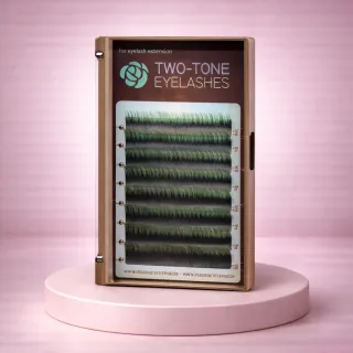 0.15mm Curvatura C – Pestanas Fio a Fio Clássicas Duo Tone Coloridas