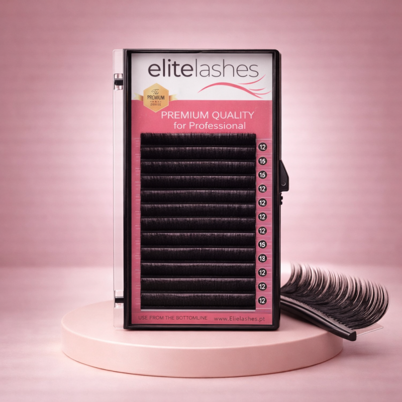 0.07mm Curvatura L – Pestanas Volume W Pré-Criadas