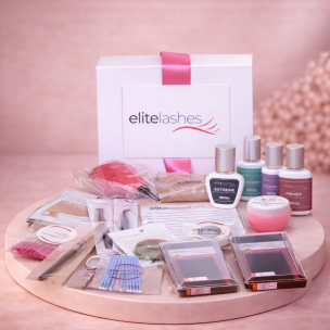 Kit Profissional Completo para Iniciantes em Extensões de Pestanas