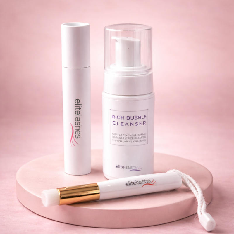 Espuma de Limpeza Profissional para Extensões de Pestanas