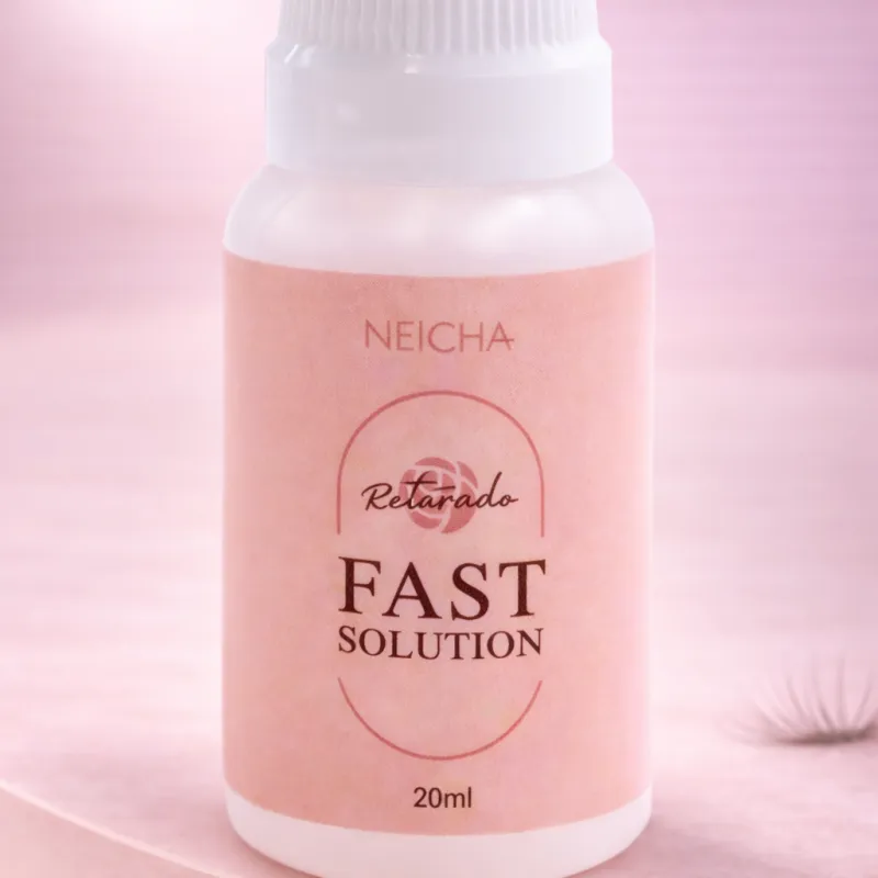 Fast Solution Acelerador Profissional de Cola para Extensões de Pestanas – Sem Álcool