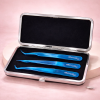 Professional Magnetic Case with 3 Lash Extension Tweezers