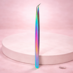 Professional Extra-Fine L-Shaped Lash Extension Tweezers