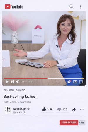 Pestanas mais vendidas